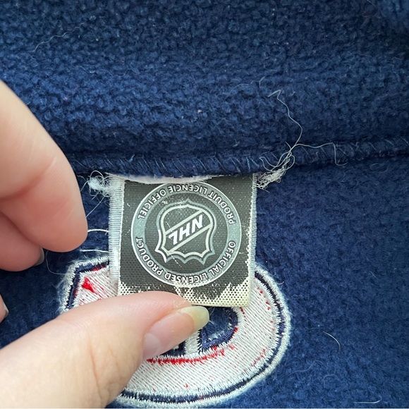 Vintage Montreal canadiens 100% polyester fleece vest - Picture 10 of 13